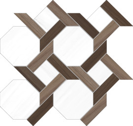 Dolomiti Dolomite 14×15 T.24 Mosaic Polished Rectified