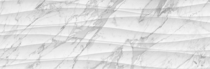 Raffino Bianco Vita 12×36 Curva Decorative Tile Rectified
