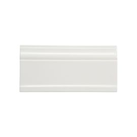 6th Avenue White 4×9 Base Molding Glossy