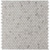 Studio Marble Impressions Grey/White 12×12 Pixy Mosaic Matte