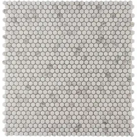 Studio Marble Impressions Grey/White 12×12 Pixy Mosaic Matte Studio Marble Impressions Grey/White 12×12 Pixy Mosaic Matte