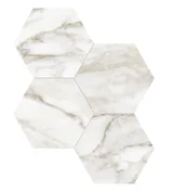 La Marca Calacatta Paonazzo 6″ Hexagon Polished