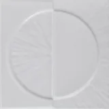 Palm Canyon Satin White 5×5 Orbit Decorative Tile