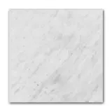 Checkerboard Bianco Carrara 18×18 Field Tile Honed