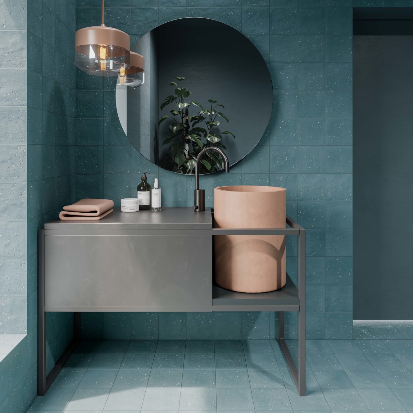 Stardust Ocean 6x6 Pebbles