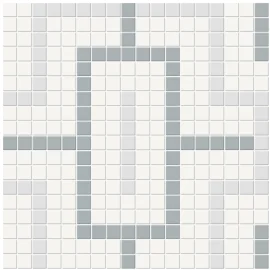 Nantucket Fog Blend 11×11 Link Pattern Mosaic Matte