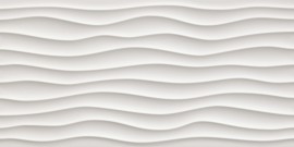 3D Wall White Dune 16×32 Matte