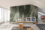 Heritage Luxe Emerald Glossy 47x110, and Cloud Glossy 47x47 and Comfort