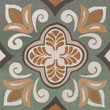 Tuscany Green 8×8 Classic Mix Decorative Tile