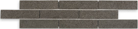 Thin Brick Absolute Black 2×8 Mosaic Flamed