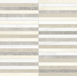 Waterjet Stone Mosaics Dune 1×6 Stacked Mosaic Honed