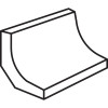 Unglazed Mosaics – Porcelain 2×2 Cove Base Matte