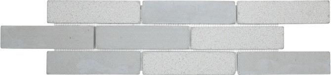 Thin Brick Skyline 2×8 Mosaic Tumbled