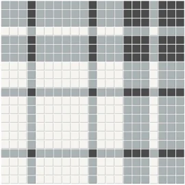 Nantucket Sea Blend 13×13 Plaid Pattern Mosaic Matte Nantucket Sea Blend 13×13 Plaid Pattern Mosaic Matte