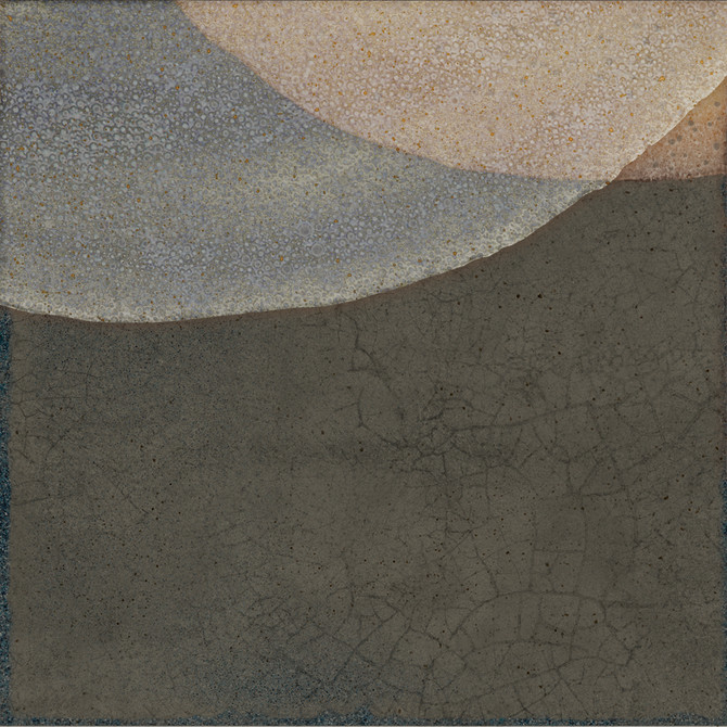 Pottery Graphite 6×6 Cosmic Field Tile Matte