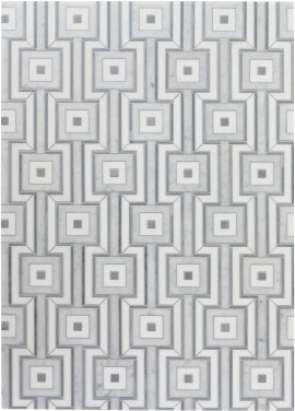 Jet Set Carrara 11×15 Globetrotter Mosaic Honed