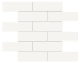 Nantucket White 2×6 Brick Mosaic Glossy Nantucket White 2×6 Brick Mosaic Glossy