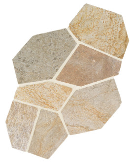 Stone Source Golden Sun Flagstone Pattern (2.7 sf per sheet)