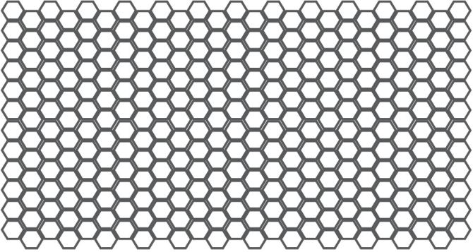 Unglazed Mosaics – Porcelain Sapphire Sky 1″ Hexagon Mosaic