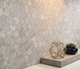 Revival Taupe Hexagon Mosaic