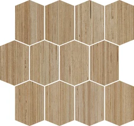 Shibusa Beige 12×12 Losanga Mosaic Matte