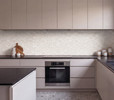 Hera Carrara Elongated Hex Mosaic