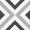 Nantucket Sea Blend 10×10 Sound Pattern Mosaic Matte