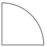 Core Collection Grey Brown 12×12 Quarter Circle