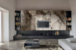 Heritage Luxe Flame Glossy 47x110, Brown Glossy 47x47 and Maze 15x19