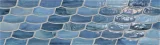 JAW (Just Add Water) Umbria 1×3 Feather 6 Border Mosaic Pearl