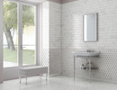 Calacatta Calacatta 12x12, 3x12, Hexagon Mosaic, Matita and Torello