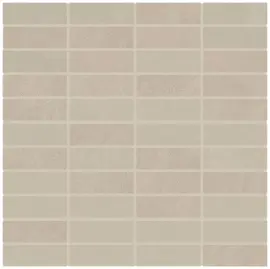 Rift Beige 1×3 Stacked Mosaic Matte