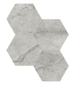 La Marca Paradiso Argento 6″ Hexagon Polished