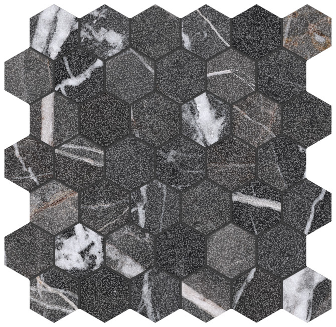 Majesto Calacatta Noir 2×2 Decorative Vintage