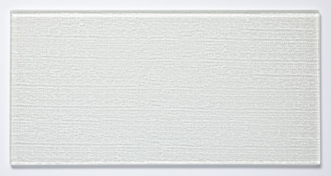 Cascade Glass Pure Silk 6×12 Field Tile Textured