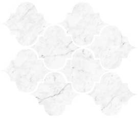 Carrara 13×11 Toledo Mosaic Honed Rectifed