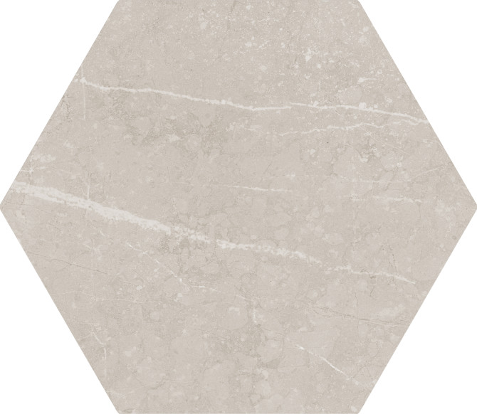 Love Affairs Petra Sand 8×9 Hexagon Field Tile Matte
