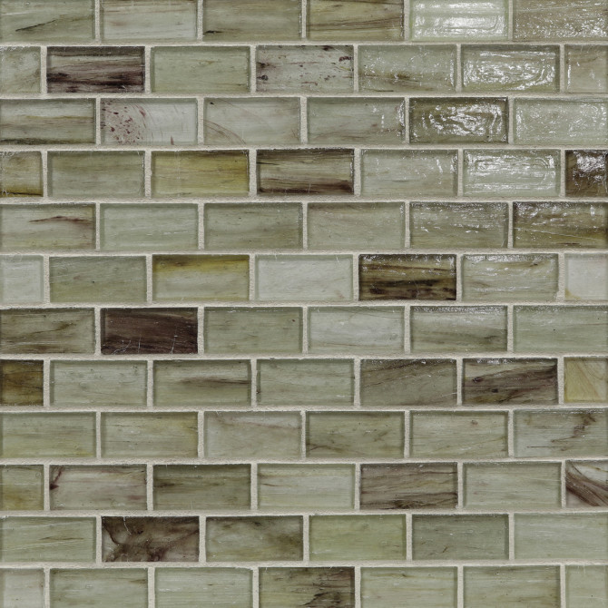 Haisen Light Walnut 1×2 Mosaic Natural