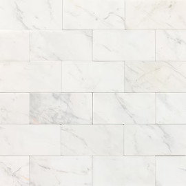 Stone Source First Snow Elegance 3×6 Field Tile Honed