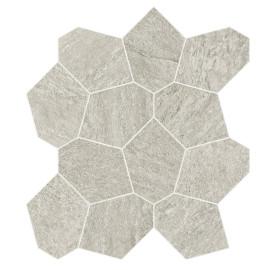 Element Silver 13×15 Turtle Mosaic Matte