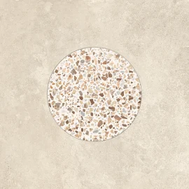 Romana Multicolor Warm 24×24 Cross Cut Circle Decorative Tile Matte Rectified