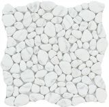 Aquata Carrara 11×11 Random Pebbles Mosaic