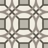 D_Segni Chalk/Mud/Smoke/Midnight/Sand Blend 8×8 Kaleido Decorative Tile Matte