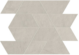 Spectrum Light Grey 12×14 Maze Mosaic Matte
