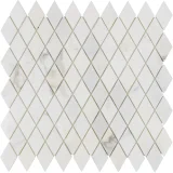 Opus Anticato Calacatta Gold 10×11 Diamante Mosaic Honed
