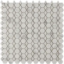 Studio Marble Impressions Grey/White 12×12 Linx Mosaic Matte Studio Marble Impressions Grey/White 12×12 Linx Mosaic Matte