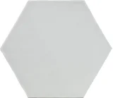 Teramoda Silver 6×7 Hexagon Field Tile Glossy