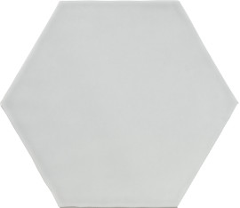 Teramoda Silver 6×7 Hexagon Field Tile Glossy