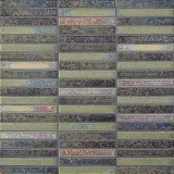 Yohen Border Green Mix 1/2×4 Mosaic