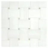 Basic Mosaic Collection Bianco Dolomiti Select Honed And Oro Striato Polished 11×11 Bold Basketweave Mosaic Mixed Basic Mosaic Collection Bianco Dolomiti Select Honed And Oro Striato Polished 11×11 Bold Basketweave Mosaic Mixed